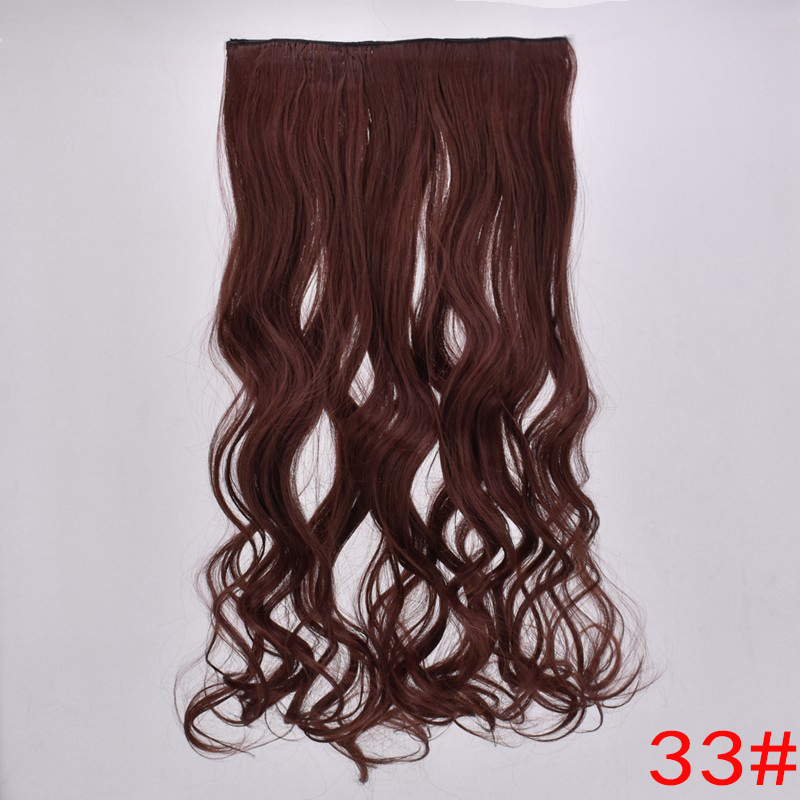 Exclusive for Cross-Border European and American Style Wig Female Wig Set Hair Extension Five Clip Curly Hair One Piece Hair Weft Factory in Stock Wholesale Exclusive for Cross-Border European and American Style Wig Female Wig Set Hair Extension Five Clip Curly Hair One Piece Hair Weft Factory in Stock Wholesale