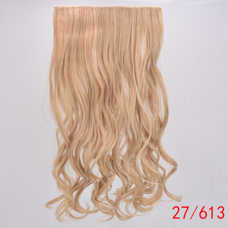 Exclusive for Cross-Border European and American Style Wig Female Wig Set Hair Extension Five Clip Curly Hair One Piece Hair Weft Factory in Stock Wholesale Exclusive for Cross-Border European and American Style Wig Female Wig Set Hair Extension Five Clip Curly Hair One Piece Hair Weft Factory in Stock Wholesale