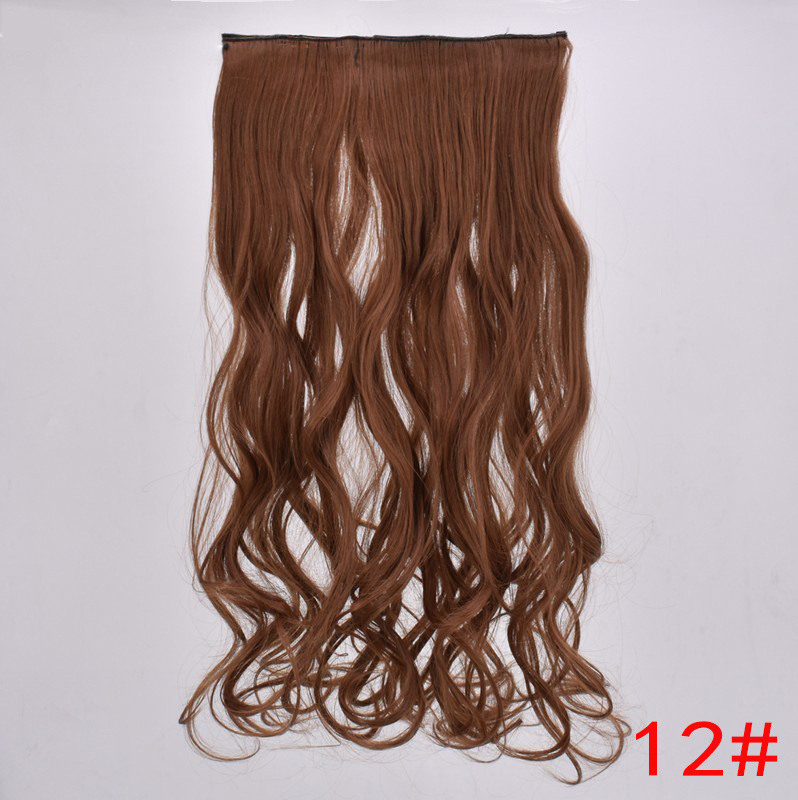 Exclusive for Cross-Border European and American Style Wig Female Wig Set Hair Extension Five Clip Curly Hair One Piece Hair Weft Factory in Stock Wholesale Exclusive for Cross-Border European and American Style Wig Female Wig Set Hair Extension Five Clip Curly Hair One Piece Hair Weft Factory in Stock Wholesale