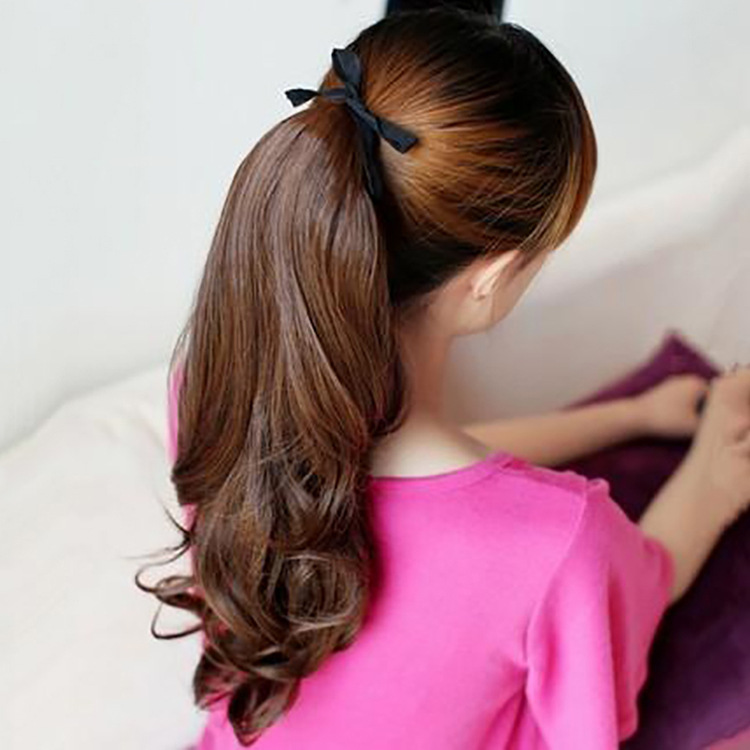 Wig Factory Direct Sales Wholesale Tied Pear Flower Wig Ponytail Curly Hair Seamless Hair Extension Horse Tail Taobao Hot Sales Wig Factory Direct Sales Wholesale Tied Pear Flower Wig Ponytail Curly Hair Seamless Hair Extension Horse Tail Taobao Hot Sales