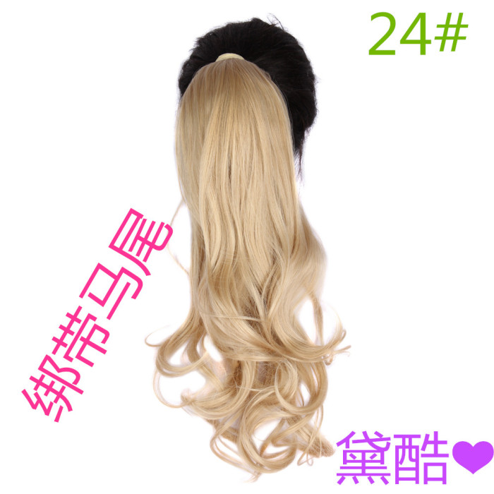 High temperature silk hair ribbon ponytail brown ribbon ponytail hair extension manufacturers High temperature silk hair ribbon ponytail brown ribbon ponytail hair extension manufacturers