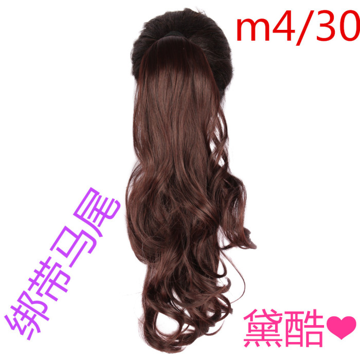 High temperature silk hair ribbon ponytail brown ribbon ponytail hair extension manufacturers High temperature silk hair ribbon ponytail brown ribbon ponytail hair extension manufacturers