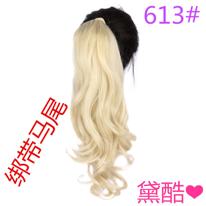 High temperature silk hair ribbon ponytail brown ribbon ponytail hair extension manufacturers High temperature silk hair ribbon ponytail brown ribbon ponytail hair extension manufacturers