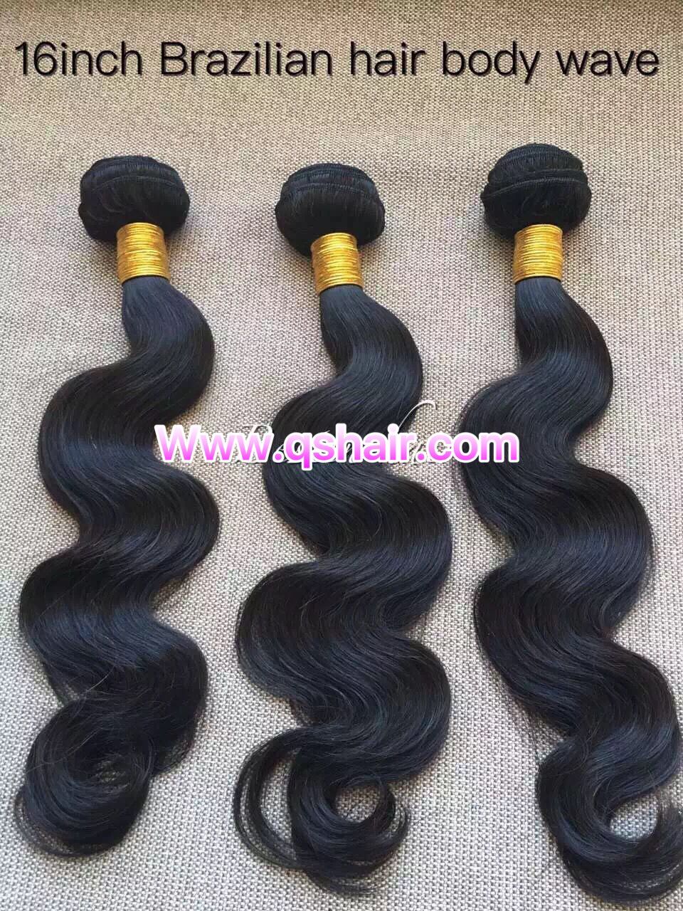 100% Brazil human hair Body wave 8 inches to 32 inches