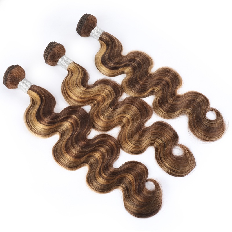 Hot Selling Piano Color Human Wigs New P Color Body Wave Hair Weft Factory Wholesale Retail Spot Hot Selling Piano Color Human Wigs New P Color Body Wave Hair Weft Factory Wholesale Retail Spot