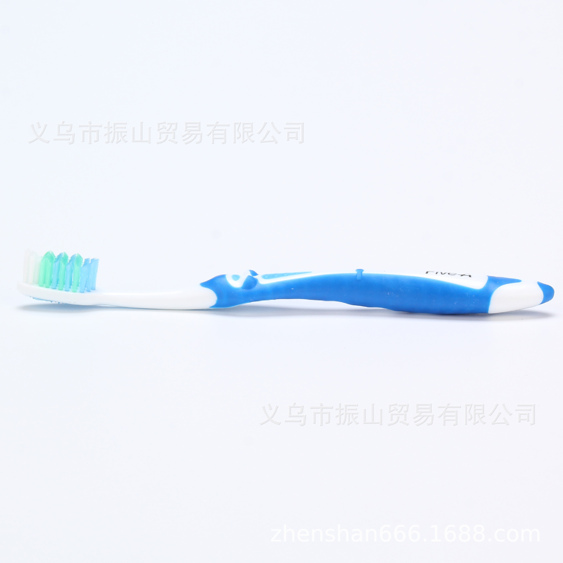Fa538 Rubber Non-Slip Charming Body Art Modeling Toothbrush Handle Wave Medium Hair Toothbrush