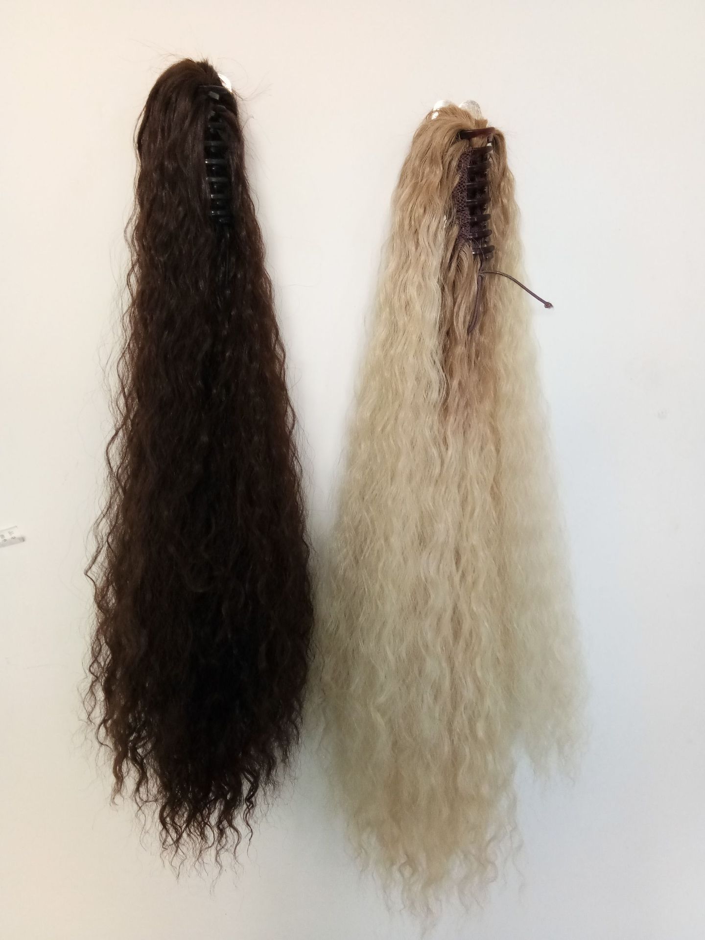 European and American Style African Wig Women's Claw Ponytail Corn Curler Long Fluffy Natural Claw Wig Ponytail Wholesale