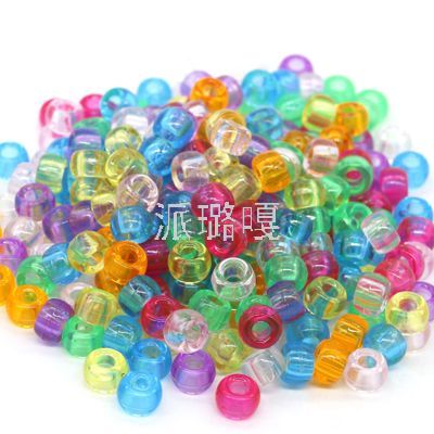 African Wig Big Braid Resin Acrylic Ornaments Regal Dreadlocks 6*9 Transparent Plastic Bead Small Hair Extension Ring