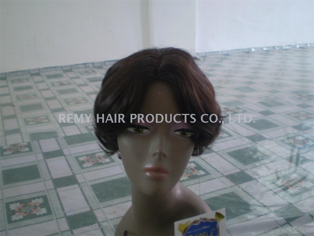 African wig copy human hair cap hat