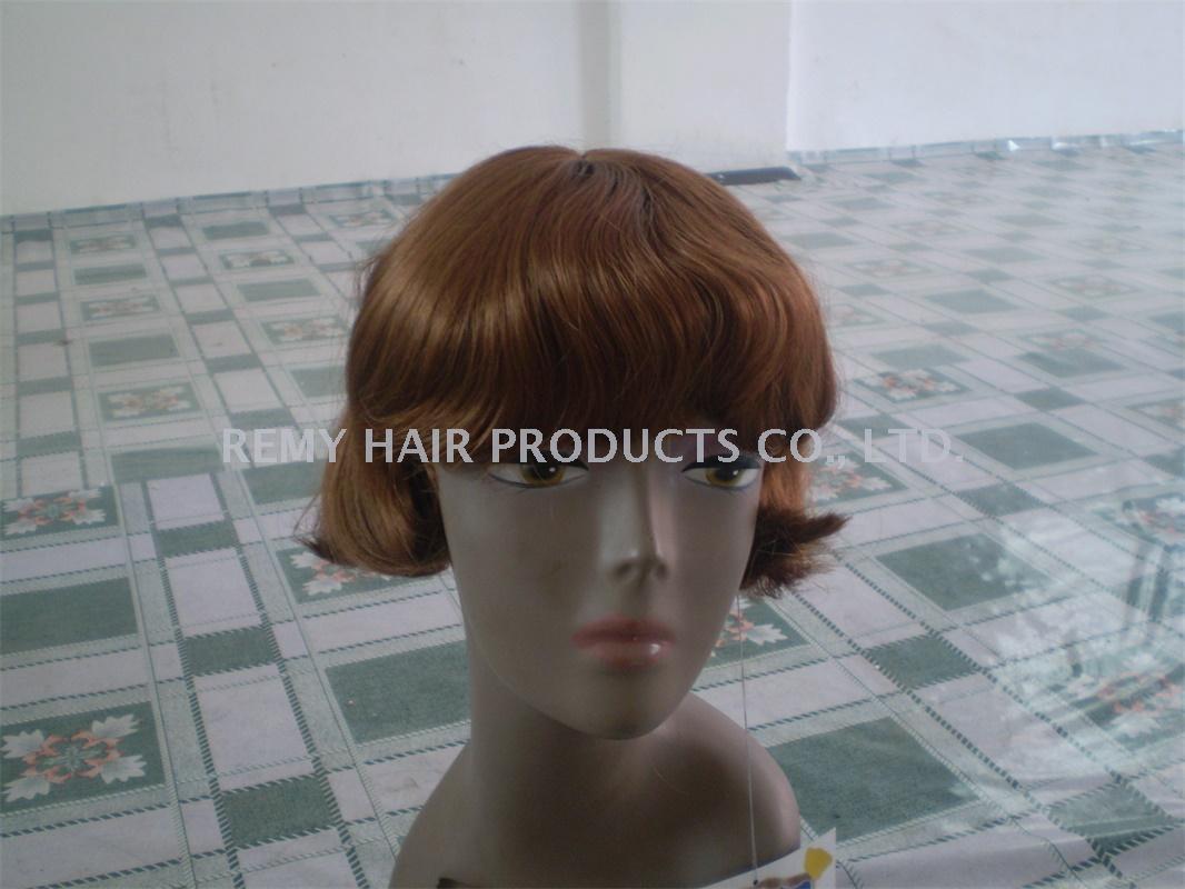 African wig copy human hair cap hat