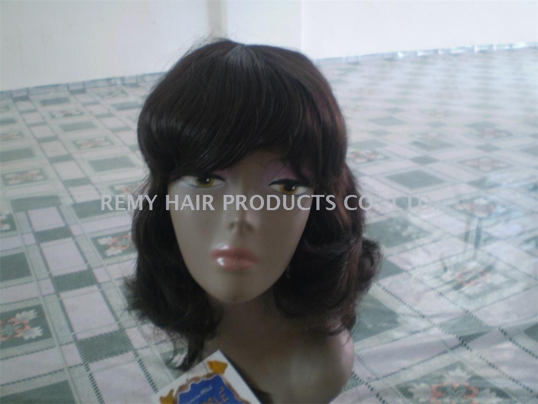 African wig copy human hair cap hat