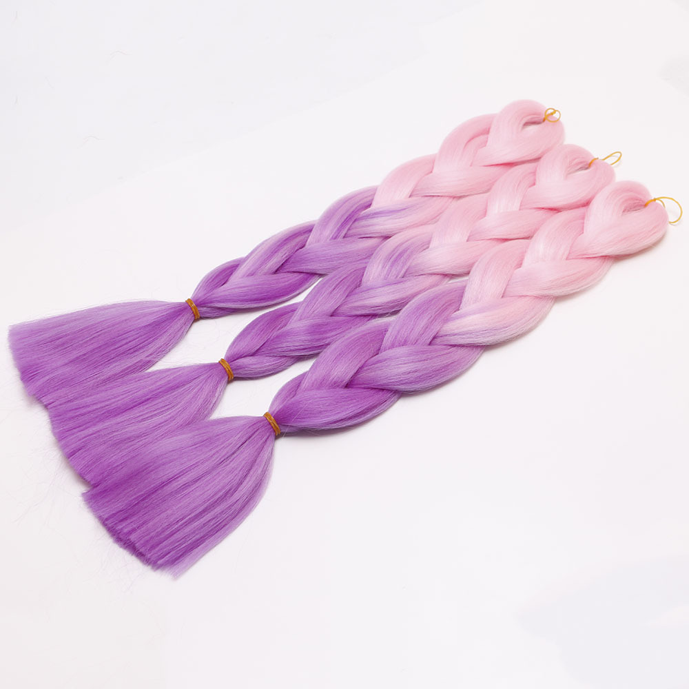 African Wig Dreadlocks European and American Gradient Color Chemical Fiber Big Braid Anime Cosplay Wig Gradient Color Braid