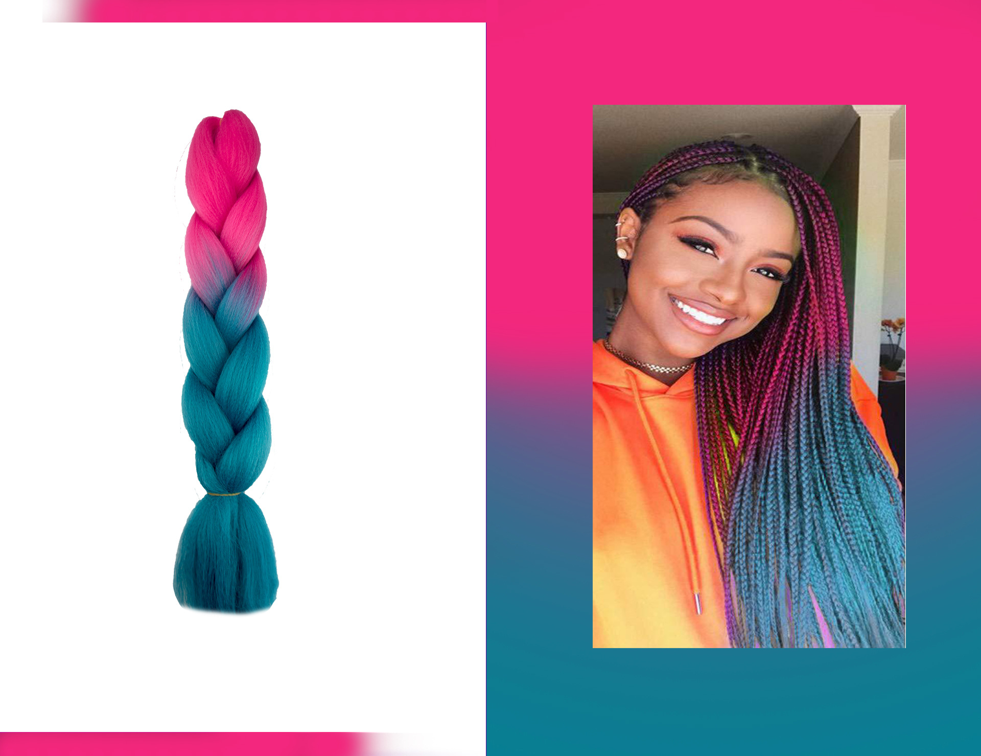 African Wig Dreadlocks European and American Gradient Color Chemical Fiber Big Braid Anime Cosplay Wig Gradient Color Braid African Wig Dreadlocks European and American Gradient Color Chemical Fiber Big Braid Anime Cosplay Wig Gradient Color Braid