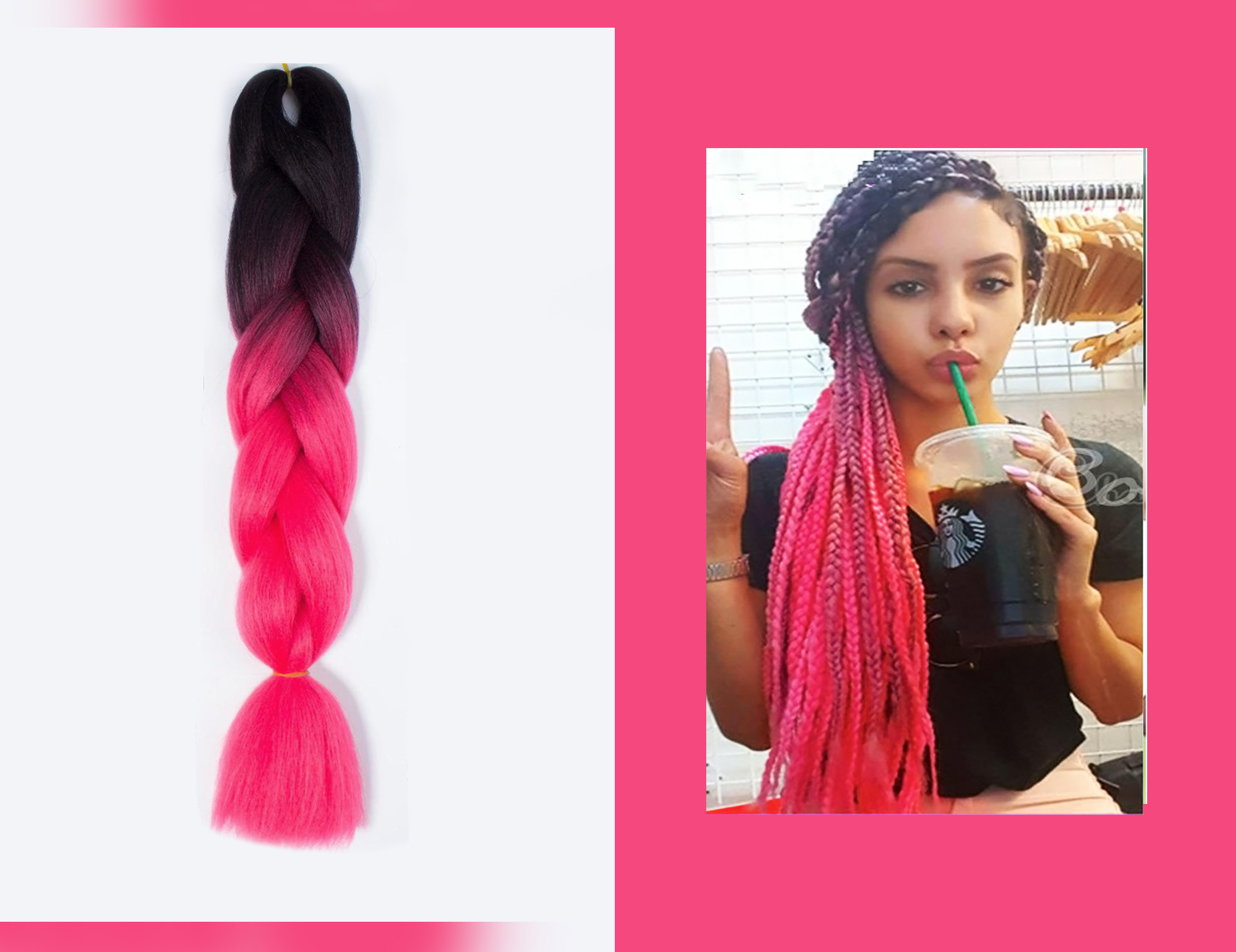 African Wig Dreadlocks European and American Gradient Color Chemical Fiber Big Braid Anime Cosplay Wig Gradient Color Braid African Wig Dreadlocks European and American Gradient Color Chemical Fiber Big Braid Anime Cosplay Wig Gradient Color Braid