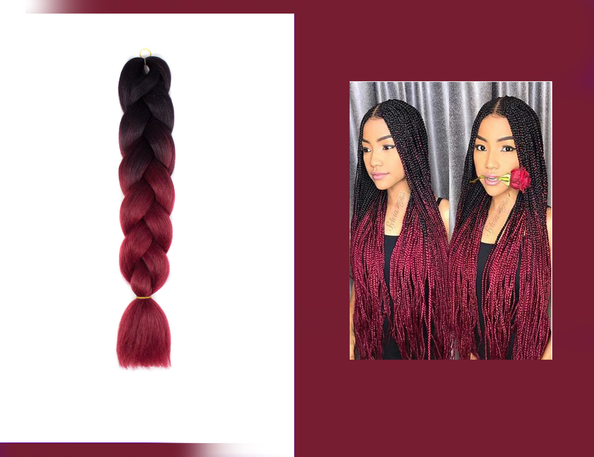 African Wig Dreadlocks European and American Gradient Color Chemical Fiber Big Braid Anime Cosplay Wig Gradient Color Braid African Wig Dreadlocks European and American Gradient Color Chemical Fiber Big Braid Anime Cosplay Wig Gradient Color Braid