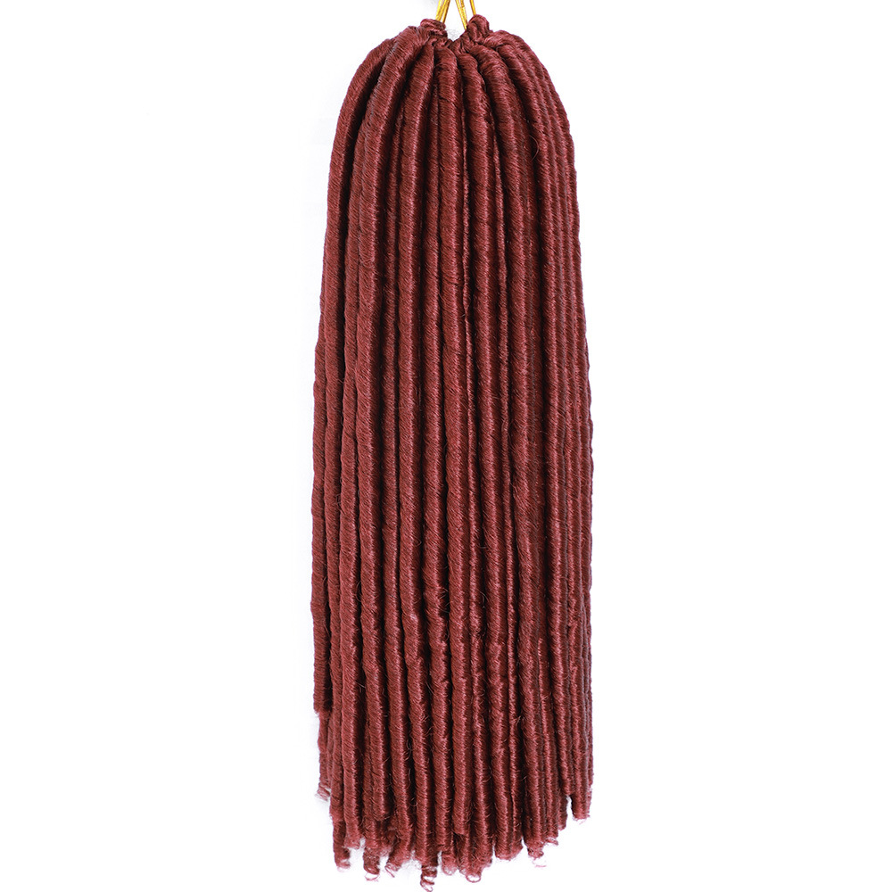 Foreign Trade Wig 14inch Color African Wig Faux Locs Dreadlocks Crochet Braids Hair