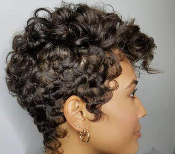 CrossBorder Wig African Wig Wig Women&#039;s Small Curly Hair Wig Synthetic Wigs Currently Available Whole