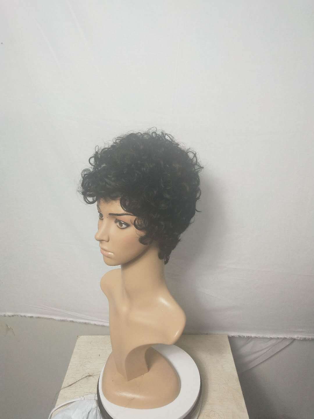 CrossBorder Wig African Wig Wig Women&#039;s Small Curly Hair Wig Synthetic Wigs Currently Available Whole