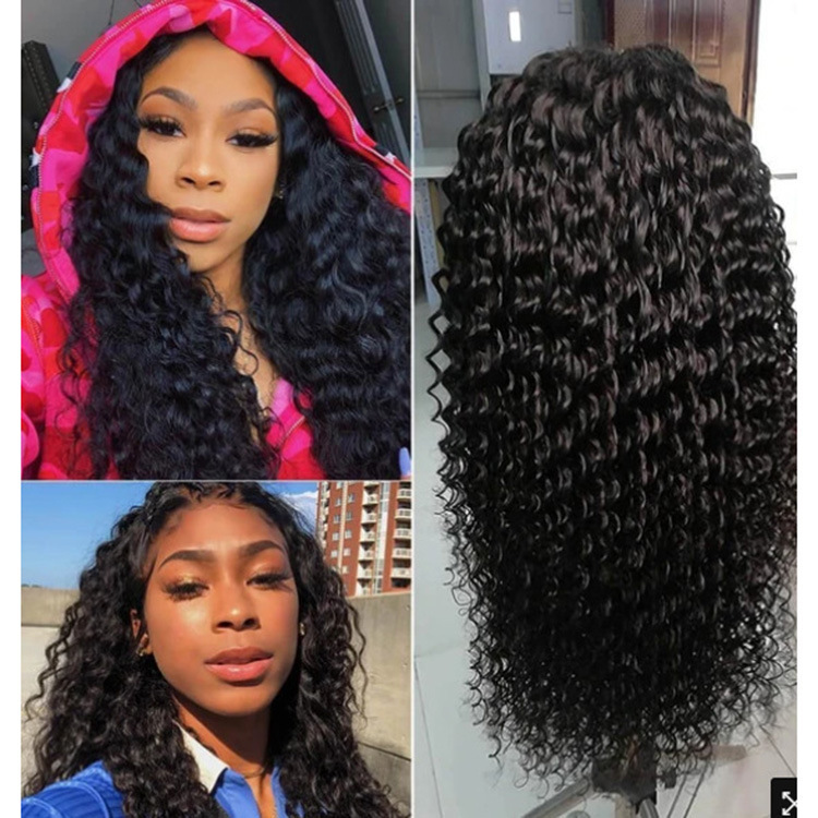 CrossBorder Black Women&#039;s MidLength Long Curly Wig Wig Small Curly Wave HighTemperature Fiber African Wig