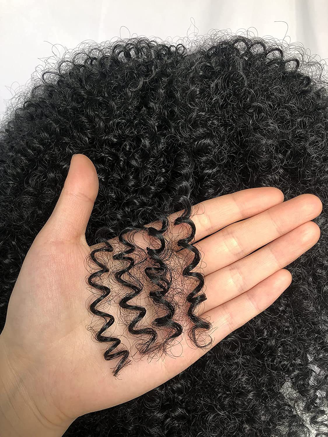 African Wig European and American Kinky Curly Wig Wigs with Small Curly Hair Female Hair Cover High-Temperature Fiber Chemical Fiber Wig