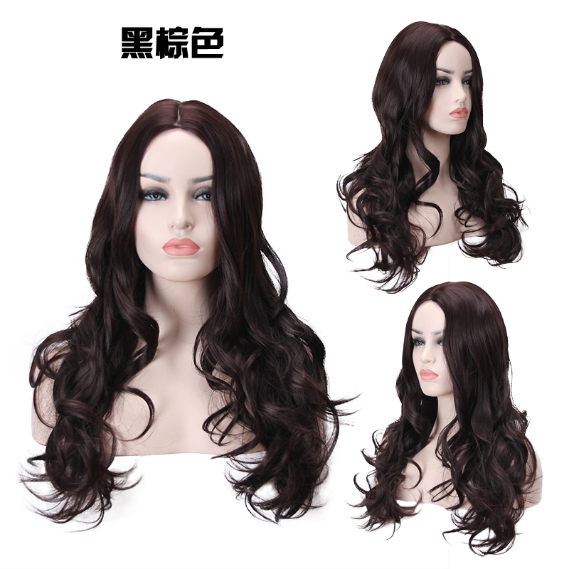 Amazon Medium African Wig European and American Ladies Long Curly Hair Matte High-Temperature Fiber Big Wave Wig Rose Intranet Amazon Medium African Wig European and American Ladies Long Curly Hair Matte High-Temperature Fiber Big Wave Wig Rose Intranet
