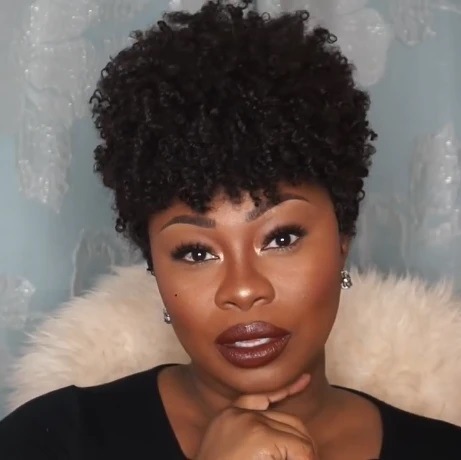 Cross-Border New Product Best-Selling European and American Style Wig African Wig Short Curly Hair Synthetic Wigs Factory in Stock for Sale
