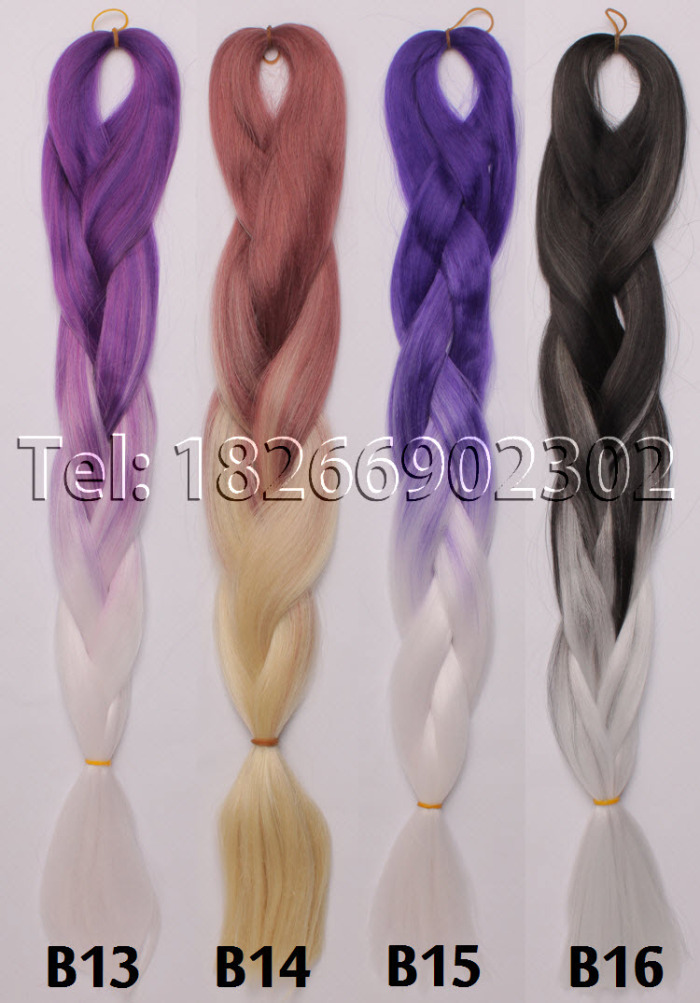 African wig dreadlocks gradient braids European and American black wig chemical fiber braids hair extension