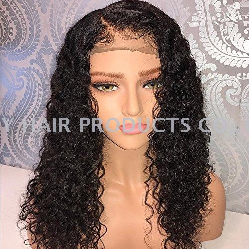 100% human hair full lace deep curly wig Brazil hair Peru hair  4*13 frontal lace body wave wig