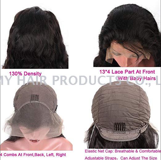 100% real hair body full lace wig  4*13 frontal human hairlace wig · Brazil hair Peru hair deep STW