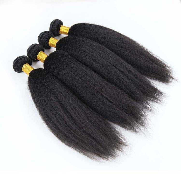 Hot Selling Brazil Human Hair Wig Hair Weft Kinky