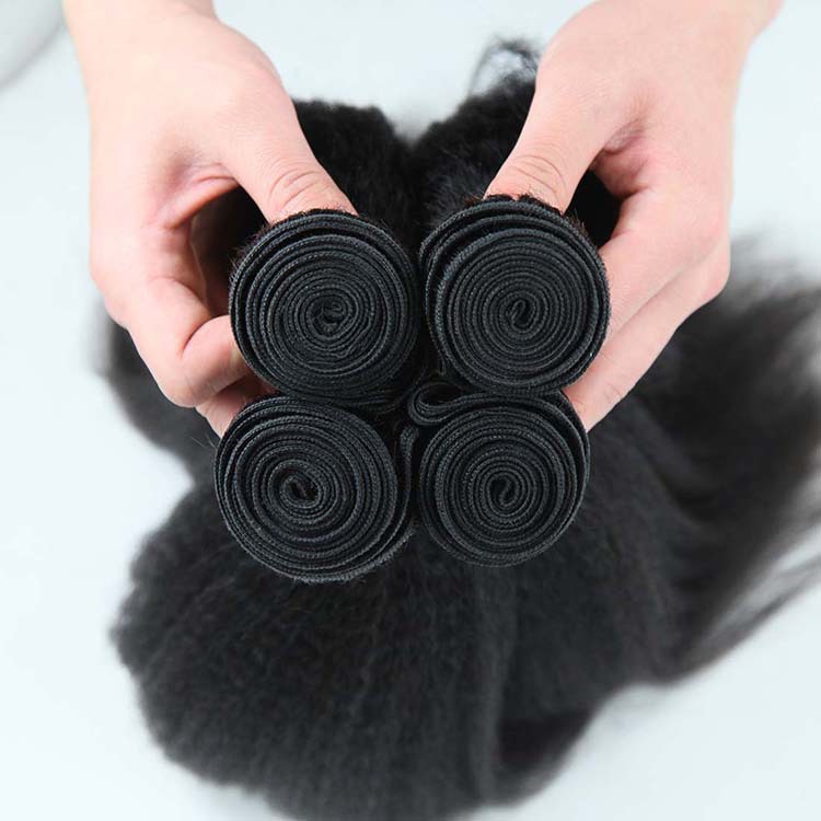 Hot Selling Brazil Human Hair Wig Hair Weft Kinky