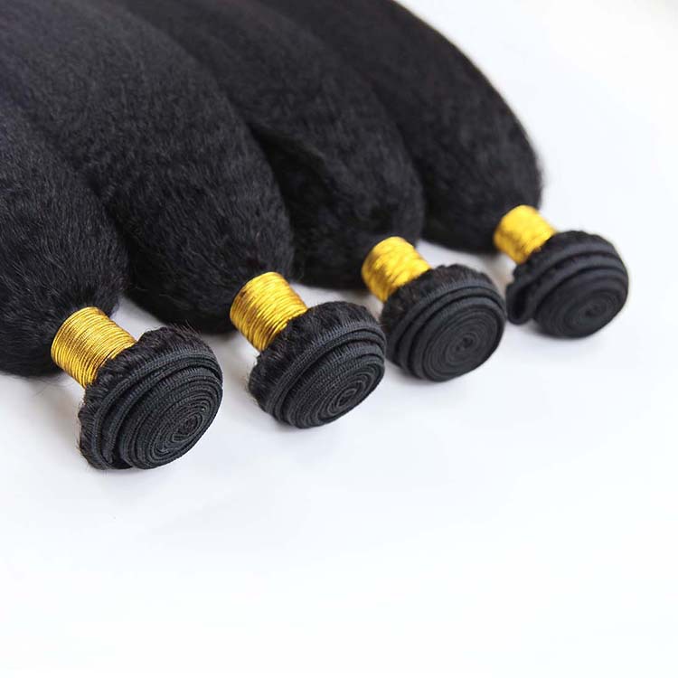 Hot Selling Brazil Human Hair Wig Hair Weft Kinky