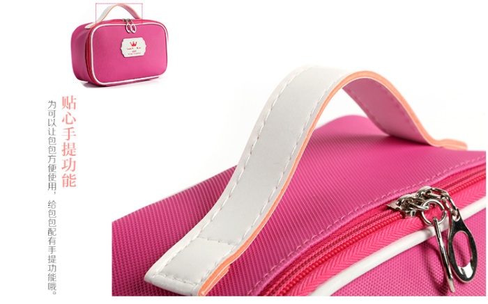 New pure color square bag crown cosmetic bag wash gargle bag hand bag skin care products received bag New pure color square bag crown cosmetic bag wash gargle bag hand bag skin care products received bag
