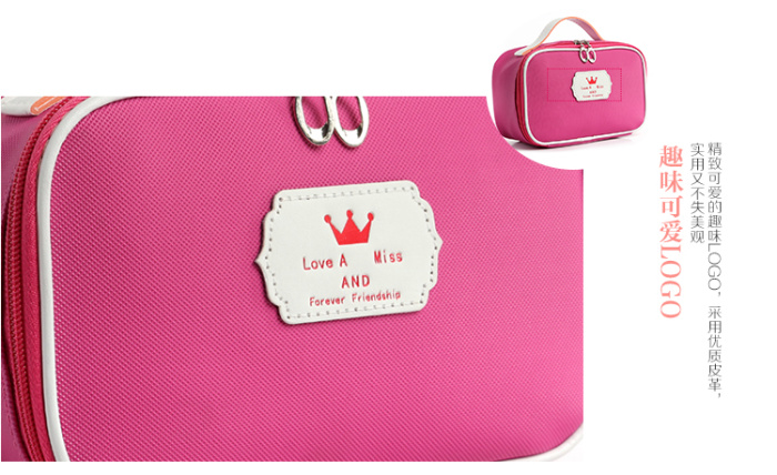 New pure color square bag crown cosmetic bag wash gargle bag hand bag skin care products received bag New pure color square bag crown cosmetic bag wash gargle bag hand bag skin care products received bag