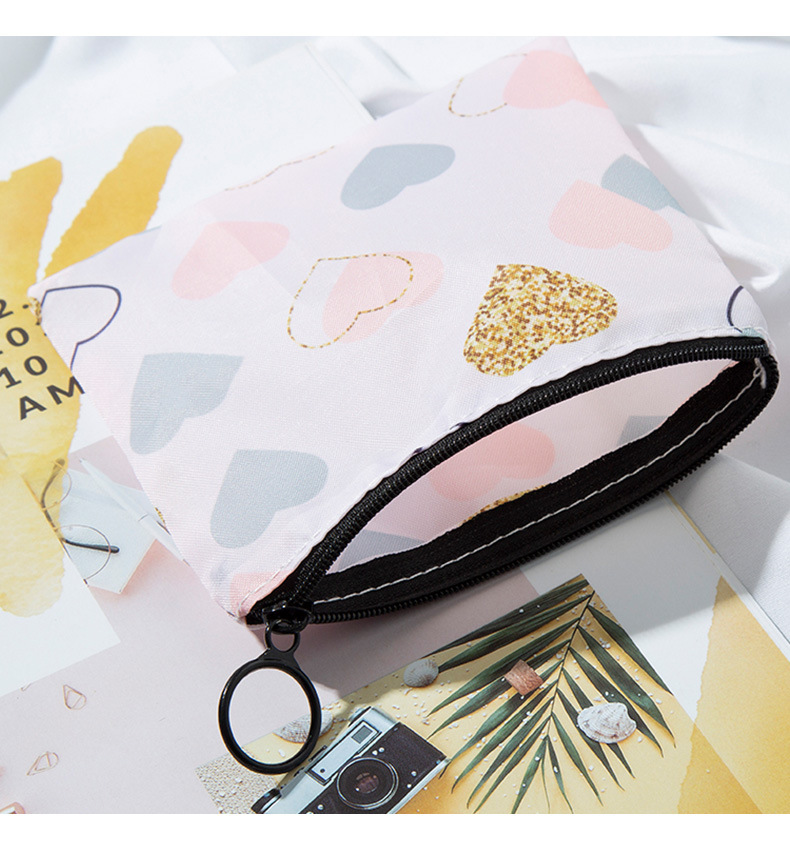 New Products in Stock Portable Printed Coin Purse Cute Cartoon Mini Fabric Small Cosmetic Bag Phone Card Bag Customization New Products in Stock Portable Printed Coin Purse Cute Cartoon Mini Fabric Small Cosmetic Bag Phone Card Bag Customization