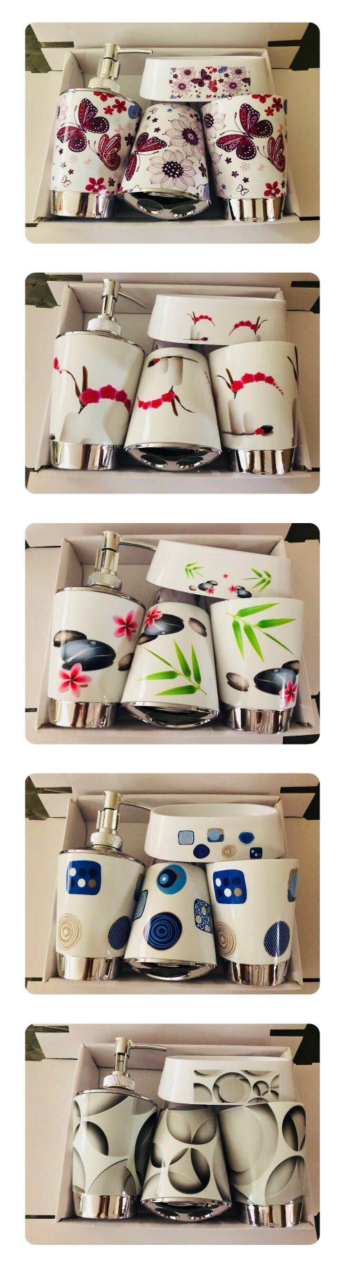 Plastic Set for Hotel Bathroom Lotion Bottle Toothbrush Holder Cup Water Cup Soap Box Toilet Brush Garbage Simple Three Or Four Piece Suit