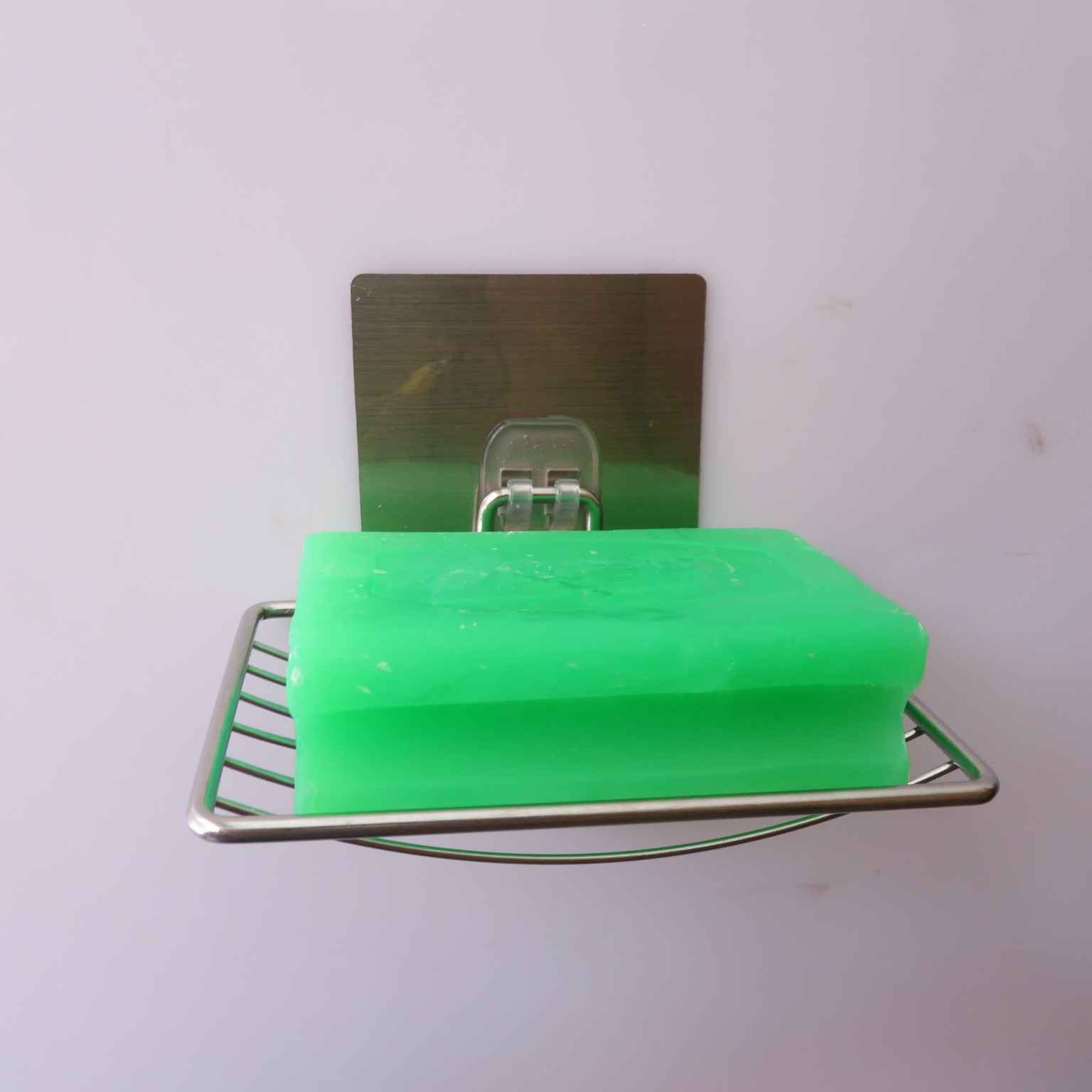 Stainless steel box perforation - free oval soap box bathroom soap box new product asphalt storage rack