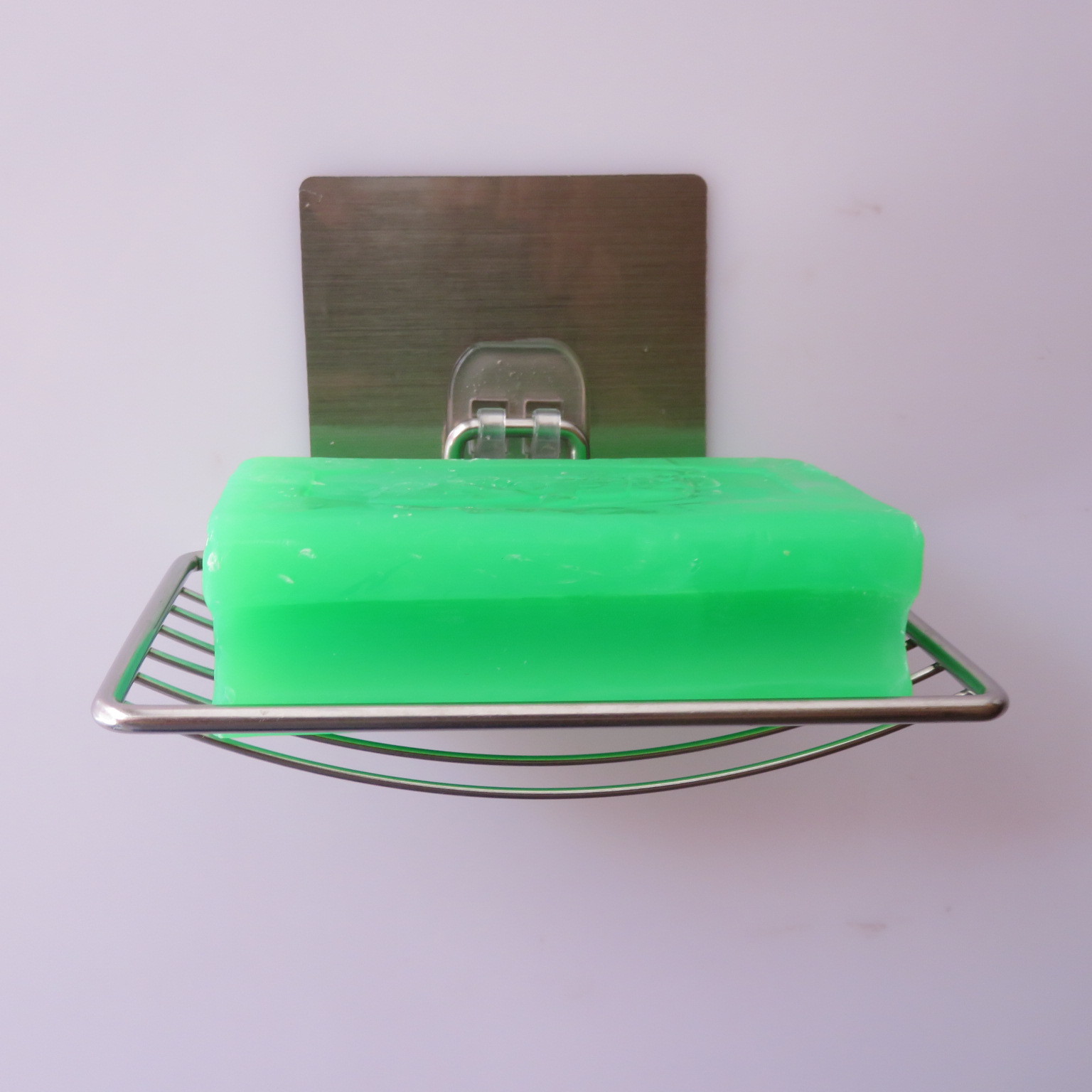 Stainless steel box perforation - free oval soap box bathroom soap box new product asphalt storage rack