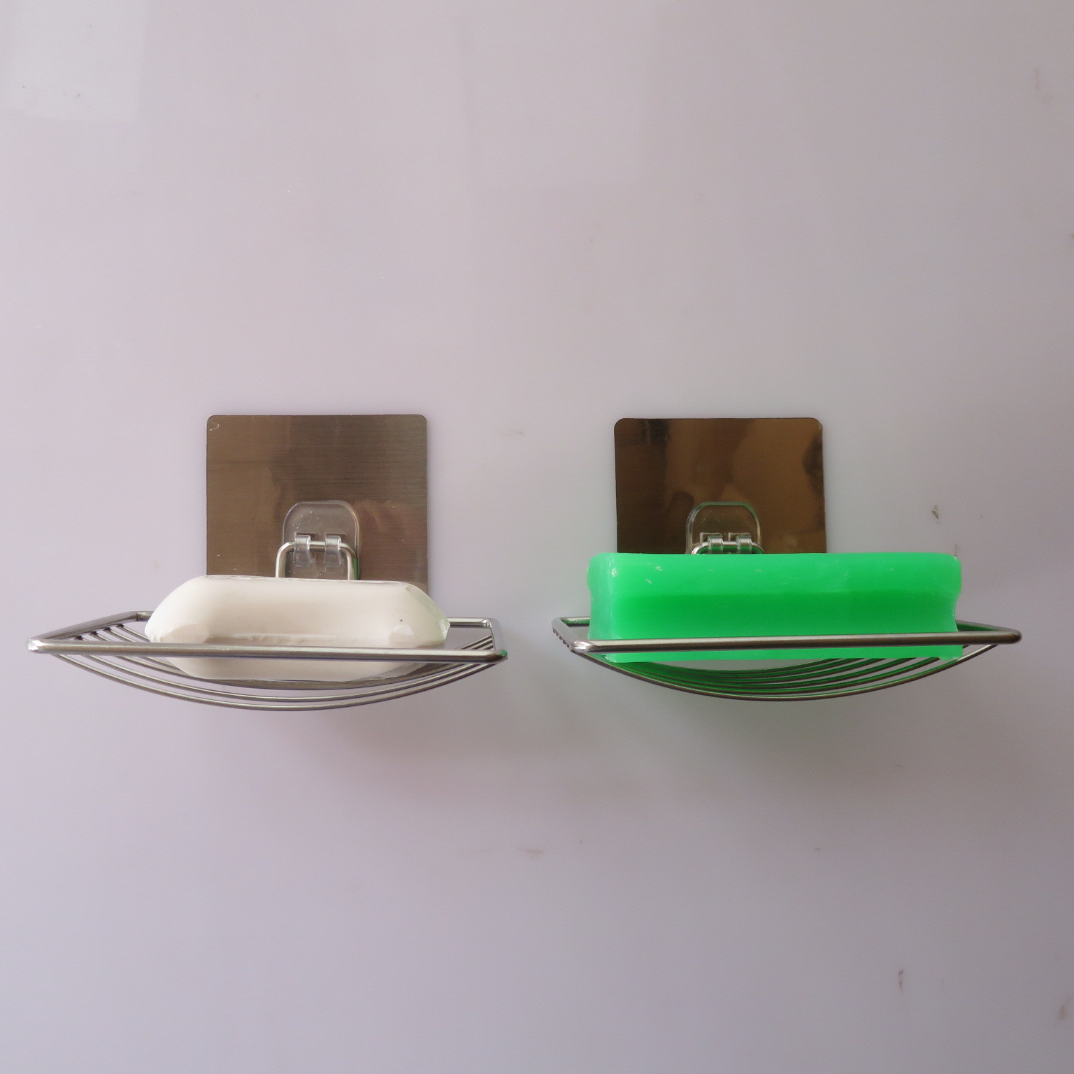 Stainless steel box perforation - free oval soap box bathroom soap box new product asphalt storage rack