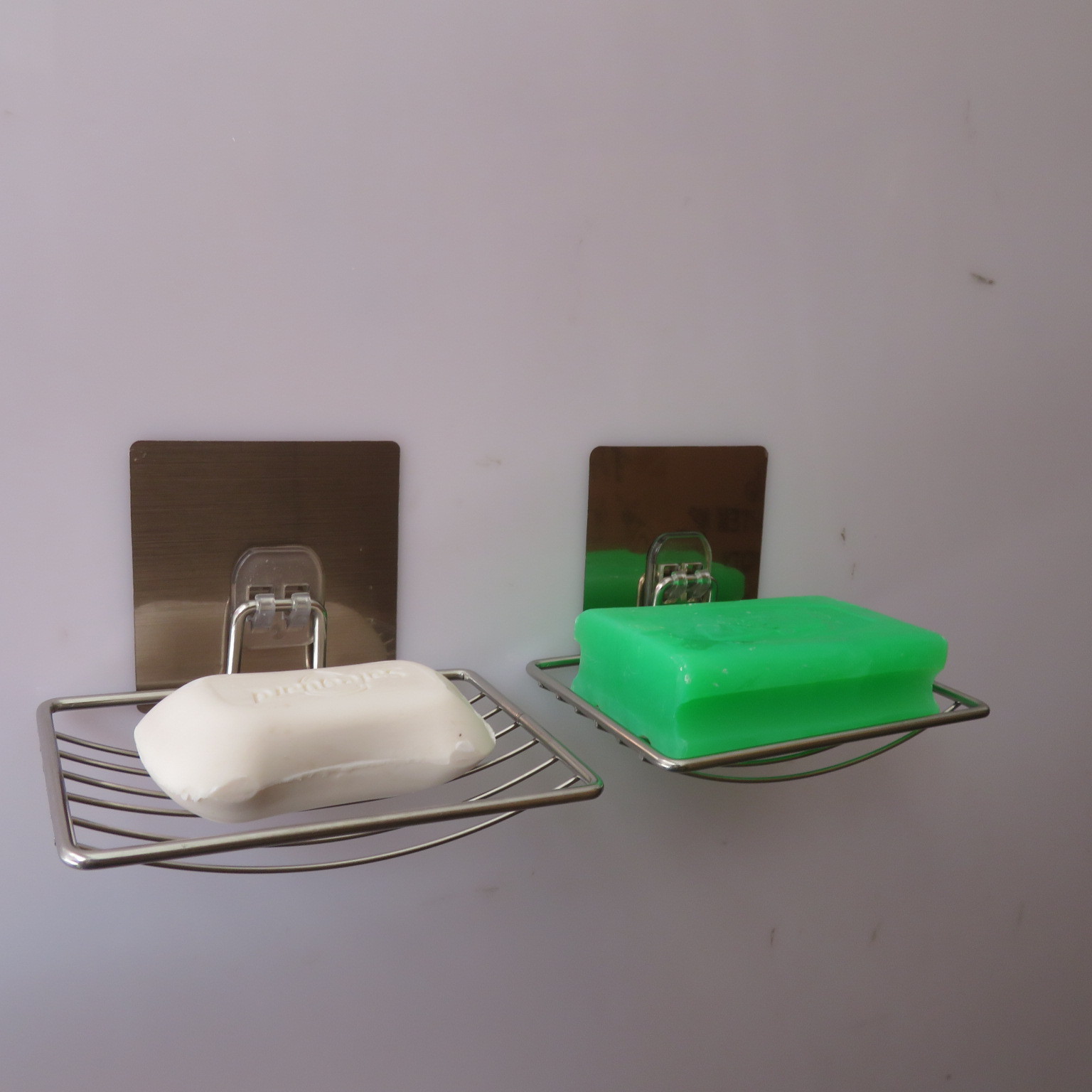 Stainless steel box perforation - free oval soap box bathroom soap box new product asphalt storage rack