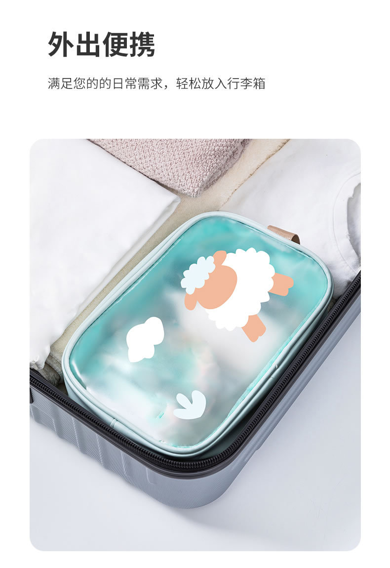 Fresh Ins Style Portable Large Capacity Cosmetic Bag Lady's Skin Care Products Multi Functional Bag Fresh Ins Style Portable Large Capacity Cosmetic Bag Lady's Skin Care Products Multi Functional Bag