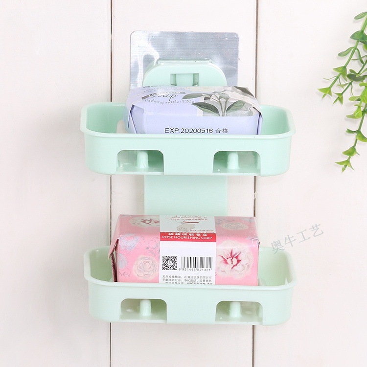 Strong non-trace non-trace double soap box nano magic paste double soap box drawing ash creative double soap box