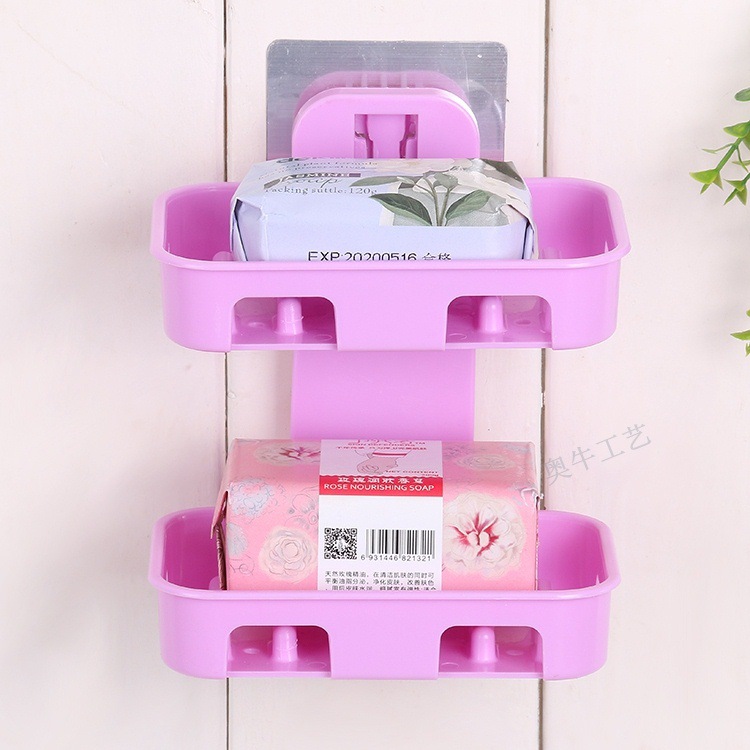 Strong non-trace non-trace double soap box nano magic paste double soap box drawing ash creative double soap box