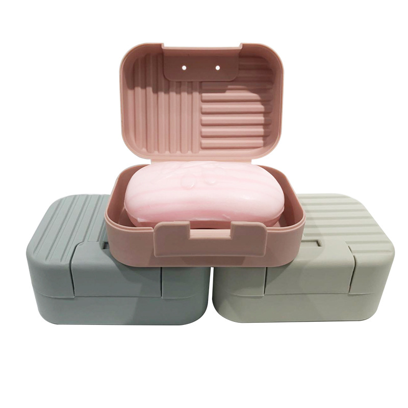 Creative Clamshell with Lid Smiley Face Bar SOAP Box Soap Box