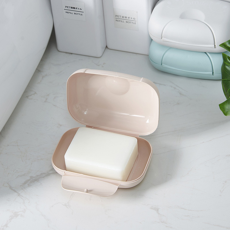 Guanghua One-Piece Soap Box Bathroom Bathroom Fashion Soap Rack Travel out Soap Face Soap Storage Box