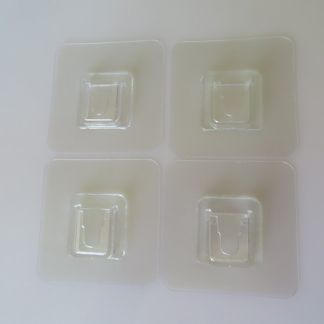 7cm Transparent Buckle Accessories Seamless U-Type Buckle Basket Towel Rack Soap Box Universal Accessories Quantity Discounts