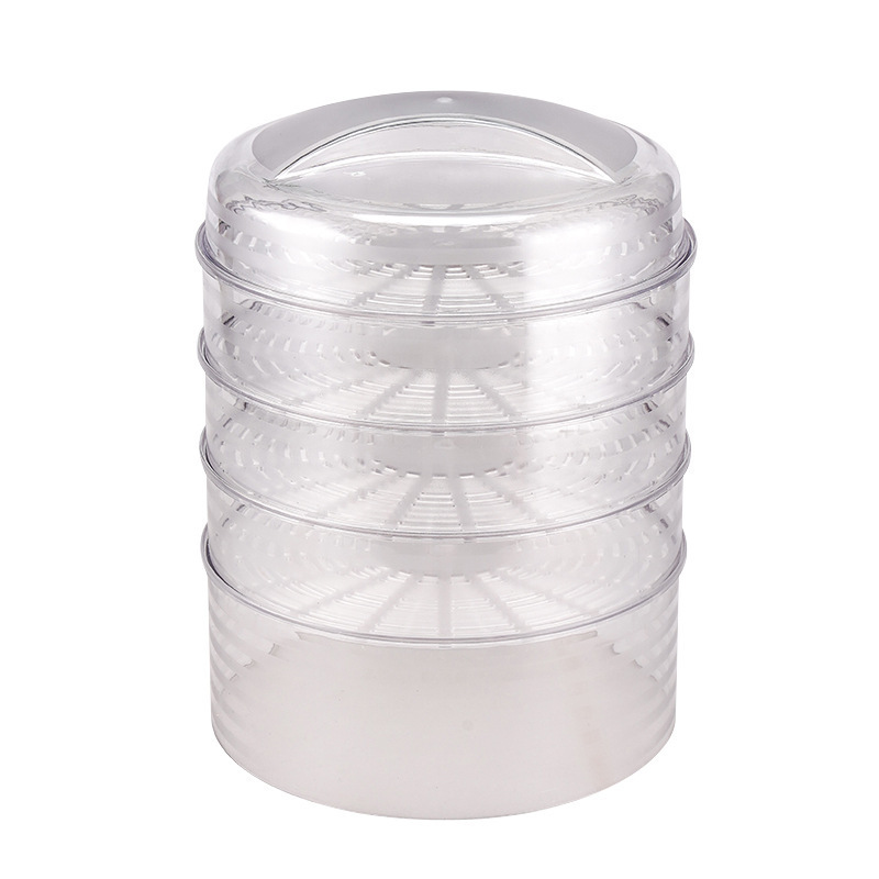 Thermal Food Cover Stackable Storage Refrigerator Food Cover Household Seal Transparent Plastic Dust-Proof Dish Cover 