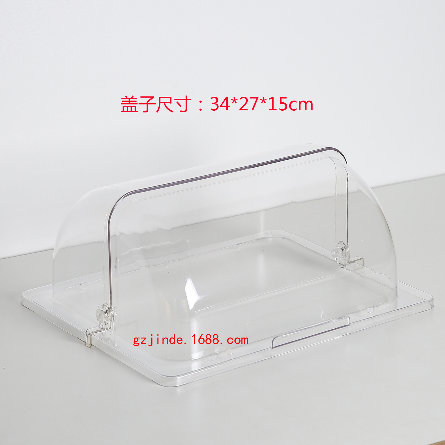 PC round Food Cover Meal Cover Drop-Resistant Transparent Food Cover Dish Cover Bread Dessert Acrylic Fresh Cover Dust Cover