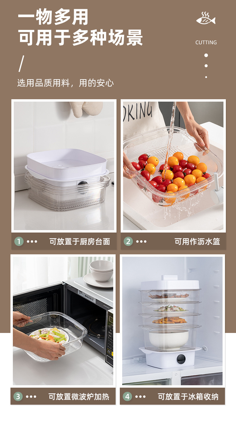 Cover Temperature Display Food Storage Foldable Dustproof Household Dish Cover Heating MultiLayer Leftovers Cover