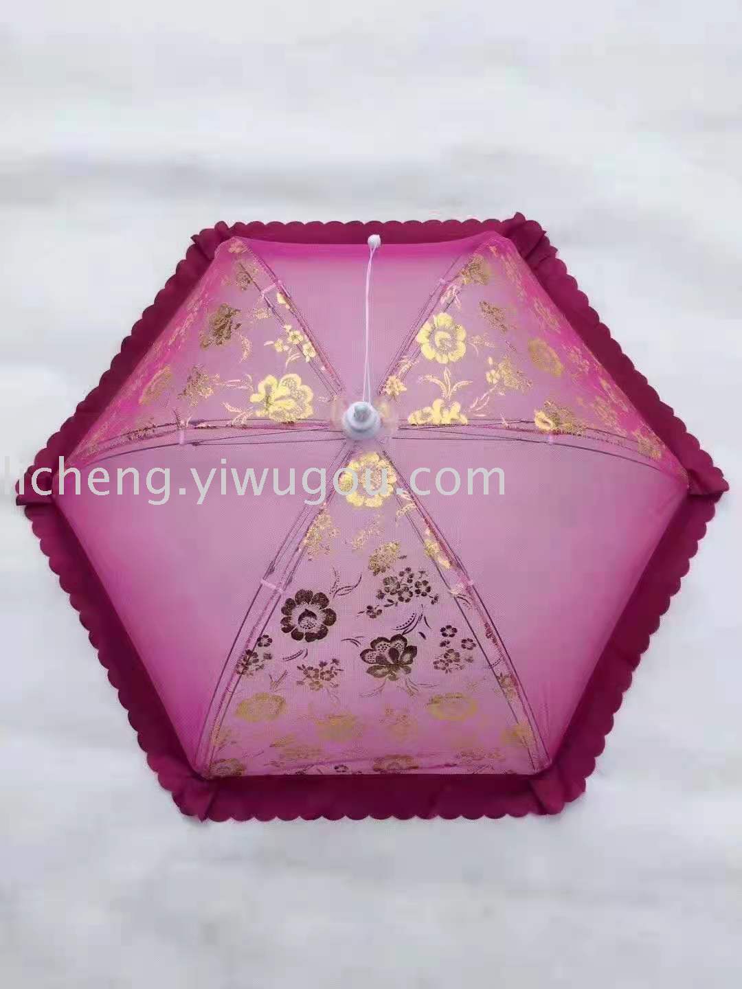 Food Cover Anti Fly Cover Summer Folding New Table Leftovers Food Cover Household Dustproof Umbrella Cover Dish